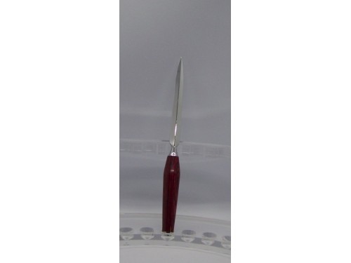 Letter opener red stained ash